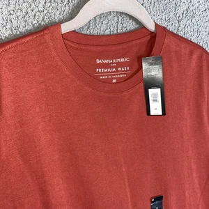 Banana Republic Men's M  Crewneck Premium Wash Tee T-Shirt - Picture 1 of 6