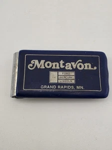 Clip de dinero para concesionario de automóviles Ford Mercury Lincoln de colección Montavon Motors Grand Rapids  - Imagen 1 de 3