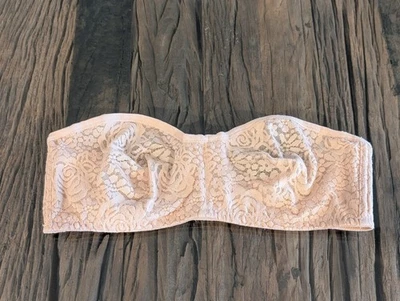 Wacoal 34B Halo Nude Strapless Lace Bra Style 854205 - Image 1 of 4