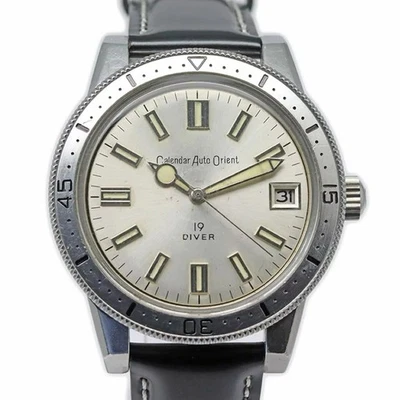 Orient Calendar Auto Orient 19 Diver Ref.T-19735A Silver Dial 39.5mm Date Men's - Image 1 of 4