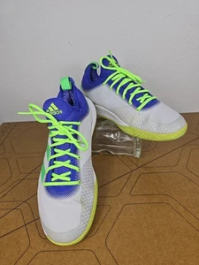 Adidas Court Shoes Mens 10 M Blue Green Defiant Generation Tennis H69202 GUC - Picture 1 of 22