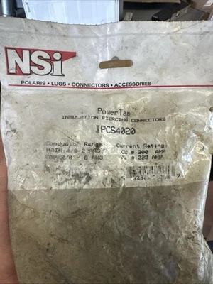 NSI IPCS4020Power Tap Insulating Connectors Brand New - Image 1 of 4