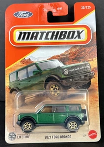 2025 Matchbox 30/125 2021 FORD BRONCO Eruption Green ~MBX DESERT~ BOX SHIPS FREE - Picture 1 of 10