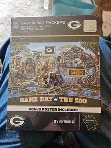 NFL Green Bay Packers- Game Day at the Zoo- 500pc Puzzle-Factory Sealed! - Picture 1 of 4