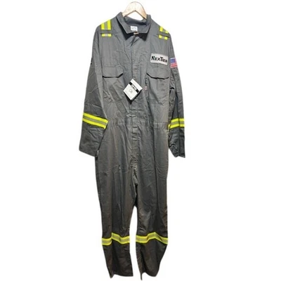 Bulwark Fire Resistant Coveralls reflective suit Crude FR oil and gas workers 3X - Image 1 of 4