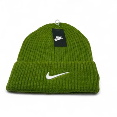 Gorro para hombre Nike Swoosh con puños - verde Foto 1 de 4