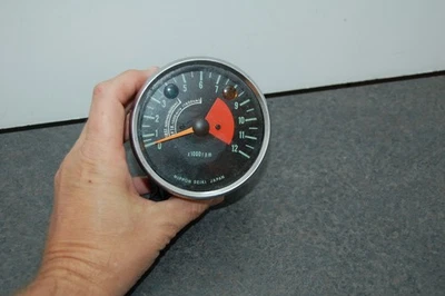 USED 1972 - 1973 KAWASAKI TACHOMETER OEM S2 MACH II 350 WIRING DRIVE GEAR - Image 1 of 4