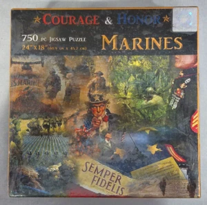 Rompecabezas Courage & Honor Marines 750 piezas sellado - Imagen 1 de 5