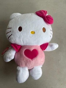 Hello Kitty 15" Huggable Plush By Sanrio Pink White Heart Plush Stuffed Doll Toy - Picture 1 of 7