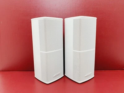 2x BOSE Jewel Doppelcube II Serie V 5▶️Acoustimass 10 Lifestyle 600 535 weiß top - Bild 1 von 4