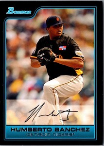 2006 Bowman Chrome Draft Picks & Prospects Futures Game Humberto Sanchez
