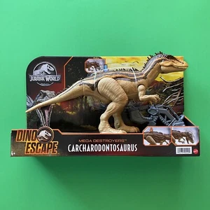 Jurassic World Camp Cretácico Dino Escape Destroyers Carcharodontosaurus Mega - Imagen 1 de 3