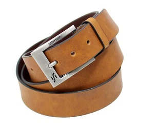 Cinture casual STARHIDE da uomo 1,25" in vera pelle integrale con spilla rimovibile - Foto 1 di 21