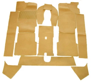 Kompl. Teppichsatz für Audi 100 Limousine Typ C1 68-76 Schlinge Beige Teppich - Bild 1 von 2