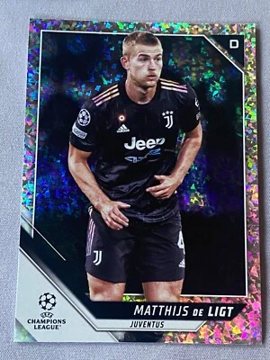 2021-22 Topps UEFA Champions League Matthijs de Ligt Sparkle Foil #44 - Juventus - Image 1 of 3