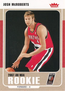 2007-08 Fleer basketball JOSH McROBERTS rookie card #221 Portland Trail Blazers - Picture 1 of 2