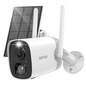 NETVUE Überwachungskamera Aussen Akku 1080P Kamera Überwachung Aussen mit Sol... - Picture 1 of 9