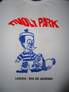 T-SHIRT TIVOLI PARK OF LAGOA - RIO DE JANEIRO - BRAZIL - 80s RETRO STYLE - Picture 1 of 6