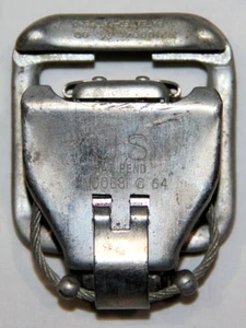 VINTAGE USAF CAPEWELL PARACHUTE HARNESS RISER QUICK RELEASE FITTING BUCKLE - Picture 1 of 4