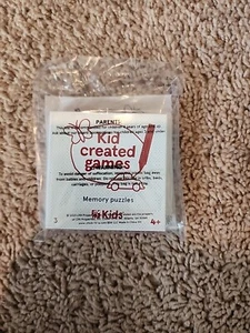 2023 Chick-fil-A Niños Actividad Comida "Juegos Creados por Niños" Rompecabezas de Memoria NUEVO - Imagen 1 de 2