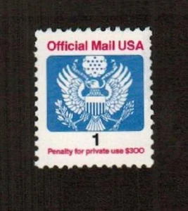 O143 MNH OG 1989 1 Cent Official Stamp Free US Shipping - Picture 1 of 1