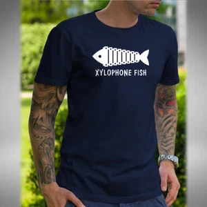 Xylophone Fish Men's T-Shirt Funny Richie and Eddie Bottom Inspired - Picture 1 of 5