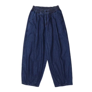 Men Denim Pants Loose Tapered Elastic Waist Jeans Baggy Trousers Casual Summer - Picture 1 of 12