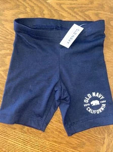 Old Navy Bike Shorts Girls Size XS 5 Reach Knit Pull On Biker Elastic Waist - Picture 1 of 5