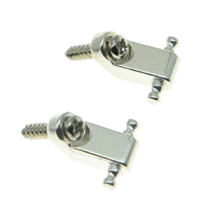 2x Silver Guitar String Trees Retainer Guides Fits Fender American Strat Tele - Picture 1 of 6