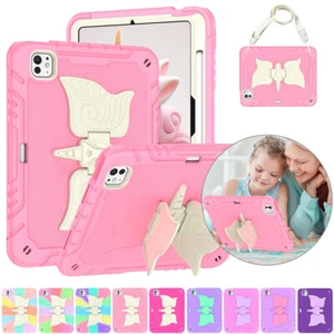 For iPad (A16) 11th Gen 10th Gen 10.9 Full Body Kids Shockproof Case Stand Cover - Picture 1 of 39