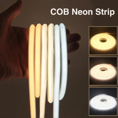 Neon COB LED Stripe Streifen 220V 230V Leiste Band Lichterkette Lichtschlauch - Bild 1 von 4