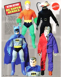 Retro-Acción DC Super Heroes Manta Dos Caras - 2010 Figura de Acción Juguetes Anuncio Impreso - Imagen 1 de 4