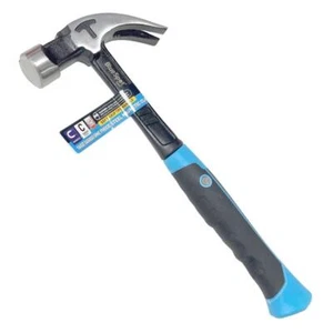 Bluespot 16oz Claw Hammer Soft Grip Fully Forged Steel Head Magnetic 450g - Picture 1 of 2