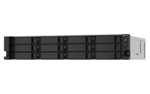 QNAP TS-1273AU-RP-8G NAS/storage server Rack (2U) Ethernet LAN Aluminium, Black - Picture 1 of 1