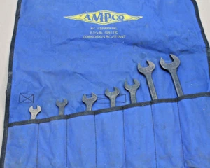 AMPCO Combination 7 Piece SAE Wrench Set, Non-Sparking, Non-Magnetic, 12 Points - Picture 1 of 6