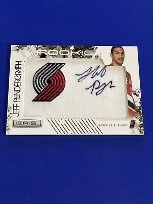2009-10 Panini Rookies & Stars #d 18/25 Jeff Pendergraph #159 Rookie Auto RC SSP - Image 1 of 3