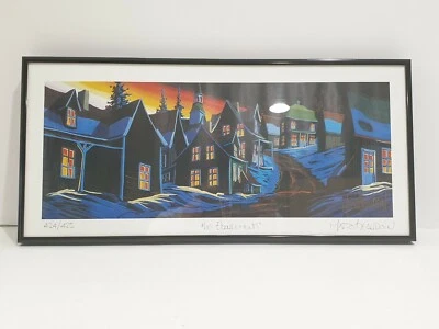 Mario Beaudoin - Les Eboulements Signed Limited Lithograph Print - Image 1 of 4