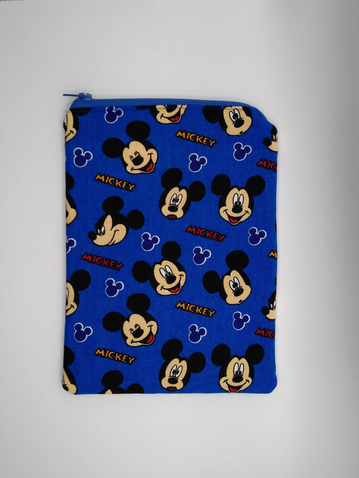 Handmade small zipper bag made with Mickey Mouse Licensed fabric - Image 1 of 1