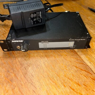 Shure Wireless Personal Monitor W/Power Cord. Tested & Works! - Image 1 of 4
