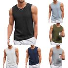 T-Shirts Tops Solid Sports Comfortable Polyester Sleeveless Beach Daily