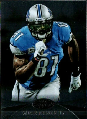 2013 Panini Certified Football Card #80 Calvin Johnson Jr Detroit Lions Megatron - Image 1 of 2