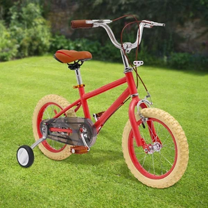 14 Zoll Kinder Fahrrad Kinderfahrräder mit Zusatzrädern für 3-4 Jahre Kids Bike - Bild 1 von 19