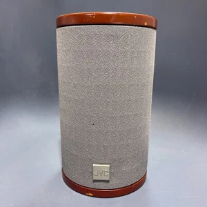 JVC Cherry Wood Bookshelf Tower Cylinder Round Single Speaker SP-FSSD9 Tested - Picture 1 of 10