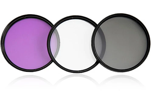 PIXONYX Filterset CPL+FLD+UV für alle Objektive mit 67mm