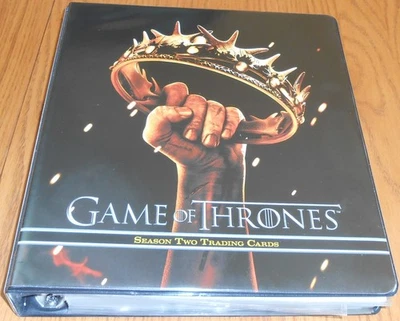Game of Thrones Season 2 2013 Master Set Autograph, Promo, Relic, Card Album - Image 1 of 4