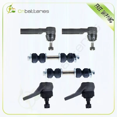 Steering 6x Outer Tie Rods Sway Bars Lower Ball Joints For Cadillac Deville - Image 1 of 4