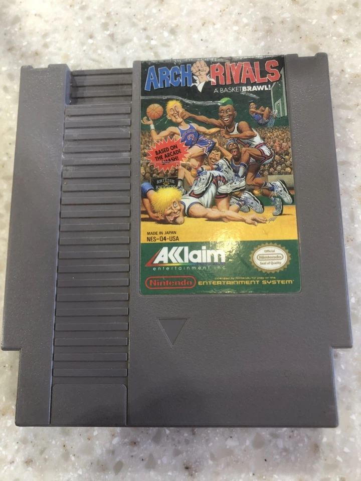 ARCH RIVALS VIDEOGAME CLÁSSICO ORIGINAL Nintendo System 1985 CARTUCHO NES HQ - Imagem 1 de 1