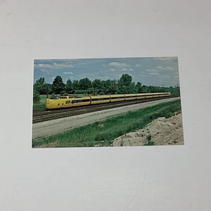 Vintage Via Turbo Train Postcard Montreal to Toronto 1977 Litho - Bild 1 von 2