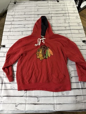 Chicago black hawks hoodie xl red NHL - Image 1 of 4
