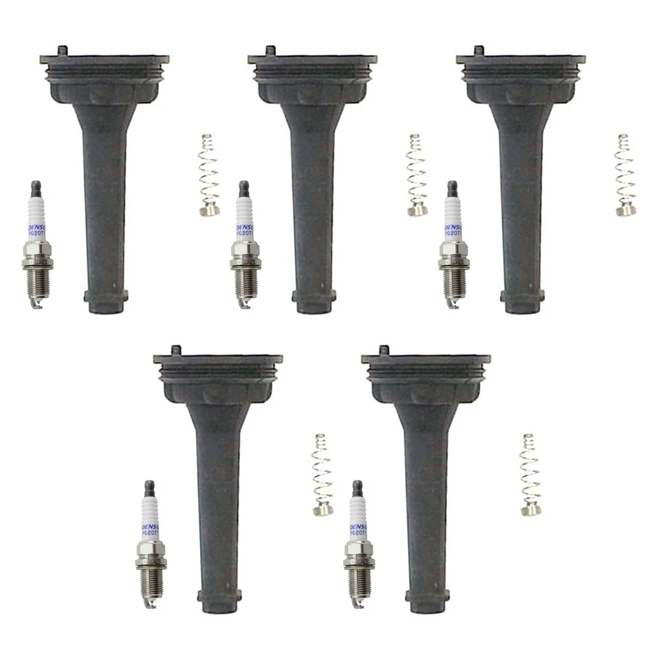 Kit de bujías y botas bobina NGK Denso 5 Platinum TT para Volvo C70 S60 S70 L5 Foto 1 de 1